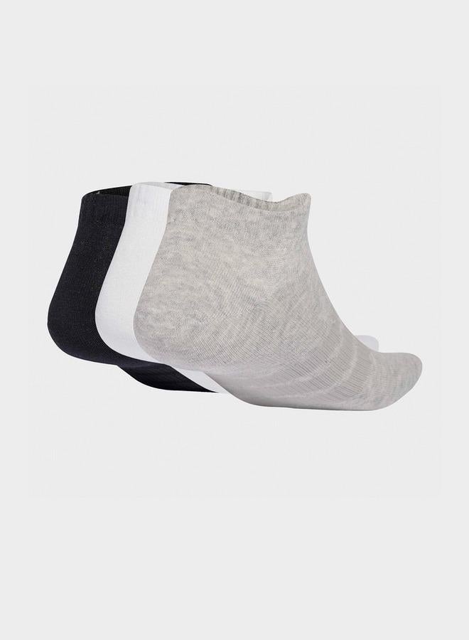 Adidas Men Low Cut Socks No Show - Set Of 3 - Image 2