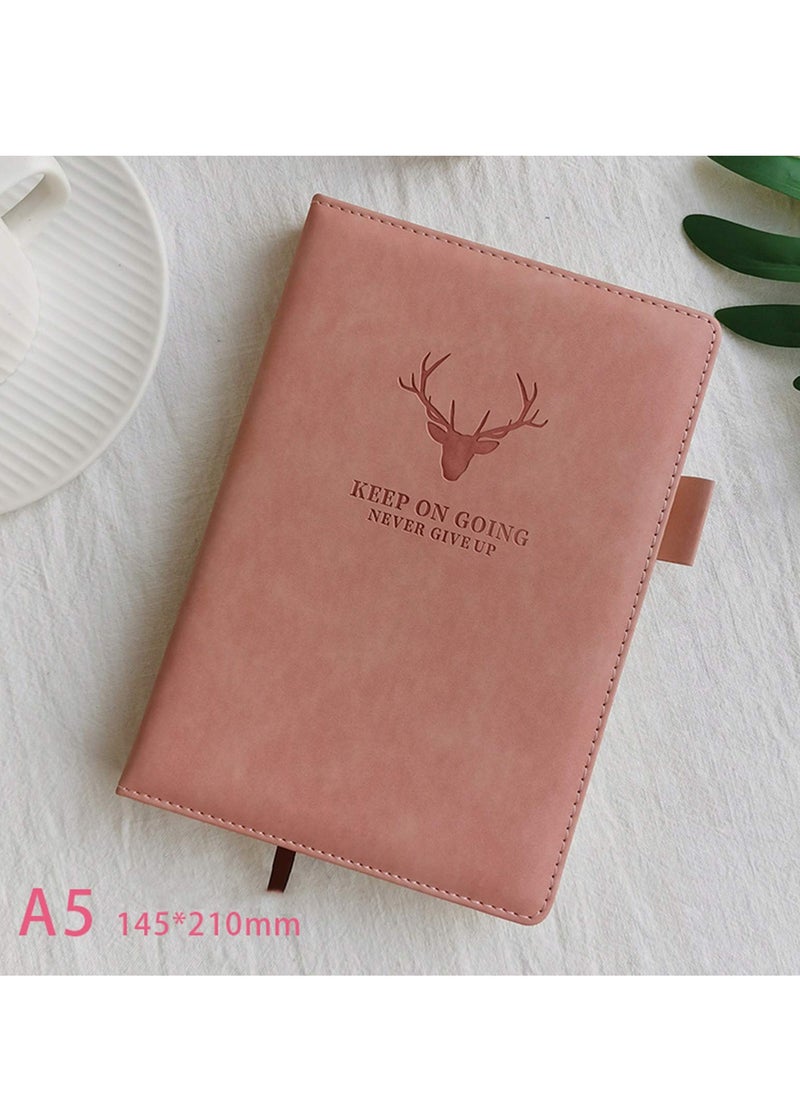 A5 Pink Hardcover Notebook Journal - Premium Thick Paper, Lined s for Executive Use, Perfect for College and Daily Notes