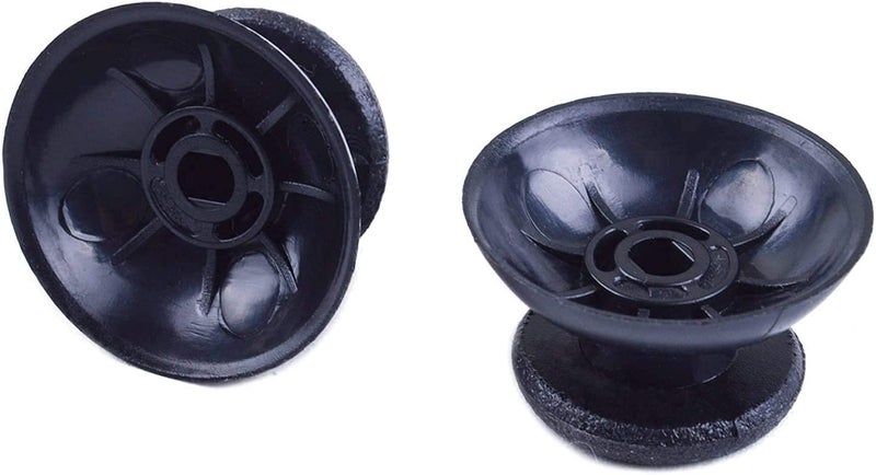 GAMENOPHOBIA Replacement Analog 3D Joystick Caps for Sony PS4 Controller | Thumbstick Grip Covers | Black (2PCS) - Image 2