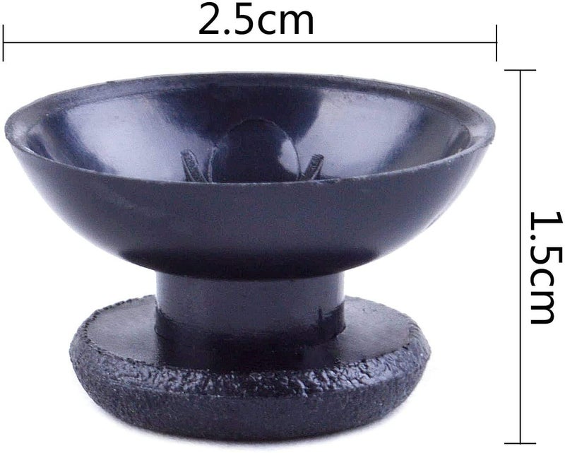 GAMENOPHOBIA Replacement Analog 3D Joystick Caps for Sony PS4 Controller | Thumbstick Grip Covers | Black (2PCS) - Image 3