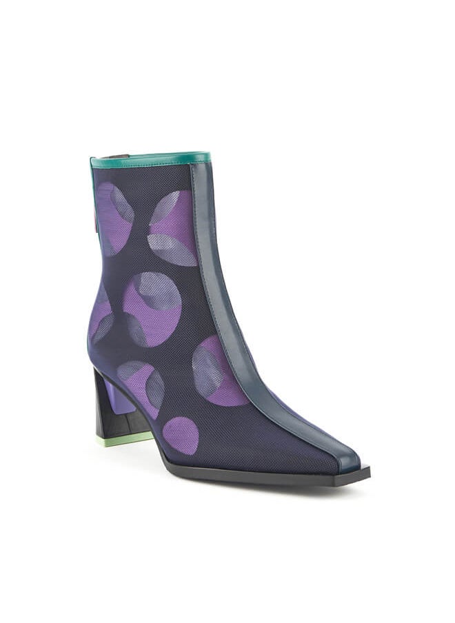 UNITED NUDE Zink Mesh Boot Mid, Women, Midnight  - Image 2