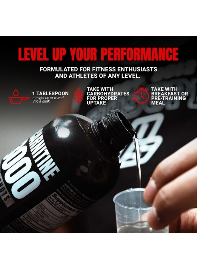 ProSupps L-Carnitine 3000 Liquid Fat Burner - Blue Raspberry - 31 Servings - Stimulant-Free Metabolic Energy Booster & Weight Management Support - Image 4
