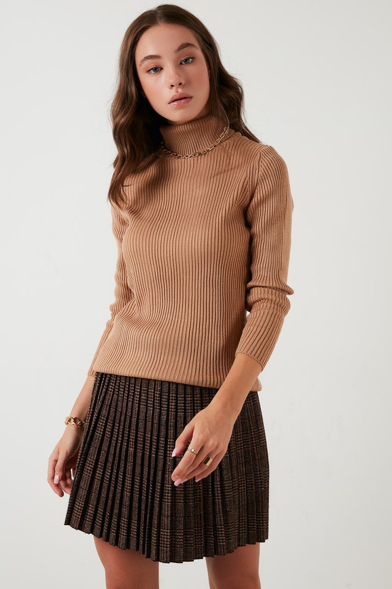 Lela Turtleneck Soft Acrylic Sweater Women's Sweater 4614102  - Image 1