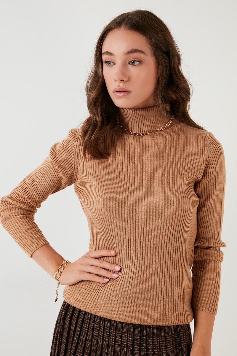 Lela Turtleneck Soft Acrylic Sweater Women's Sweater 4614102  - Image 3