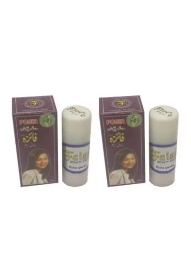 Faiza Cream 2 Pcs of Faiza Beauty Cream, skin lightening and dark spots removal, 12 grams - Image 1