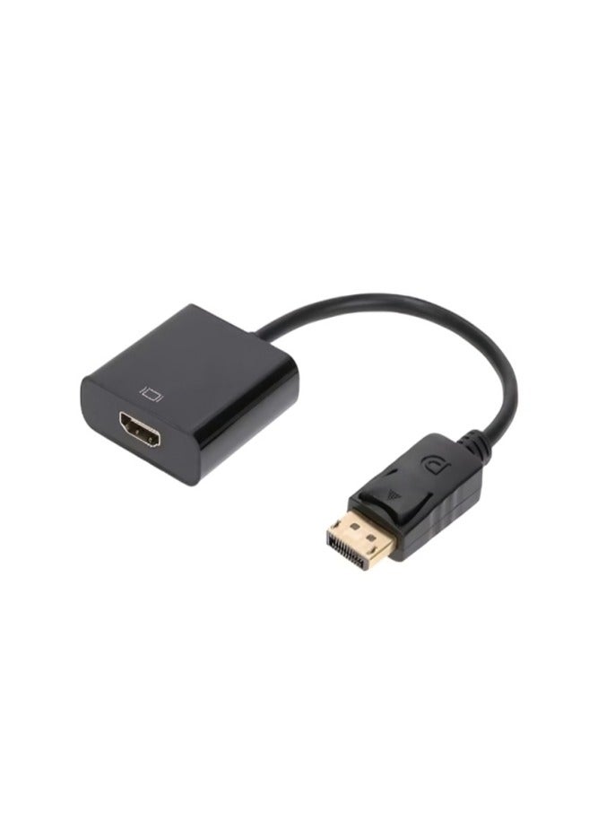 DisplayPort to HDMI Adapter DP PC to HDMI Monitor Converter, 4K Ultra HD DP Display Port to HDMI Adapter (Male to Female), Compatible for Lenovo Dell HP and Other Brand - Image 1