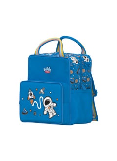 Doodle Kiddo Space Lunch Bag Backpack for Kids | Insulated & Durable | Perfect for School & Travel  - Image 1