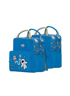 Doodle Kiddo Space Lunch Bag Backpack for Kids | Insulated & Durable | Perfect for School & Travel  - Image 3