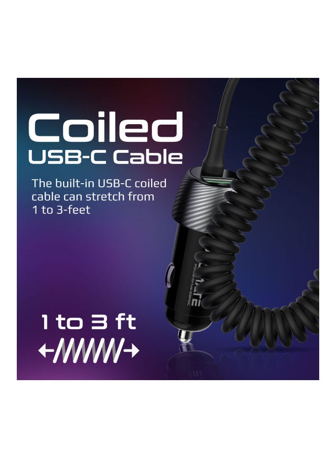 PROMATE 33W Power Delivery for All USB-C Chargeable Devices Black - Image 5