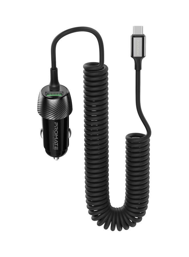 PROMATE 33W Power Delivery for All USB-C Chargeable Devices Black - Image 1