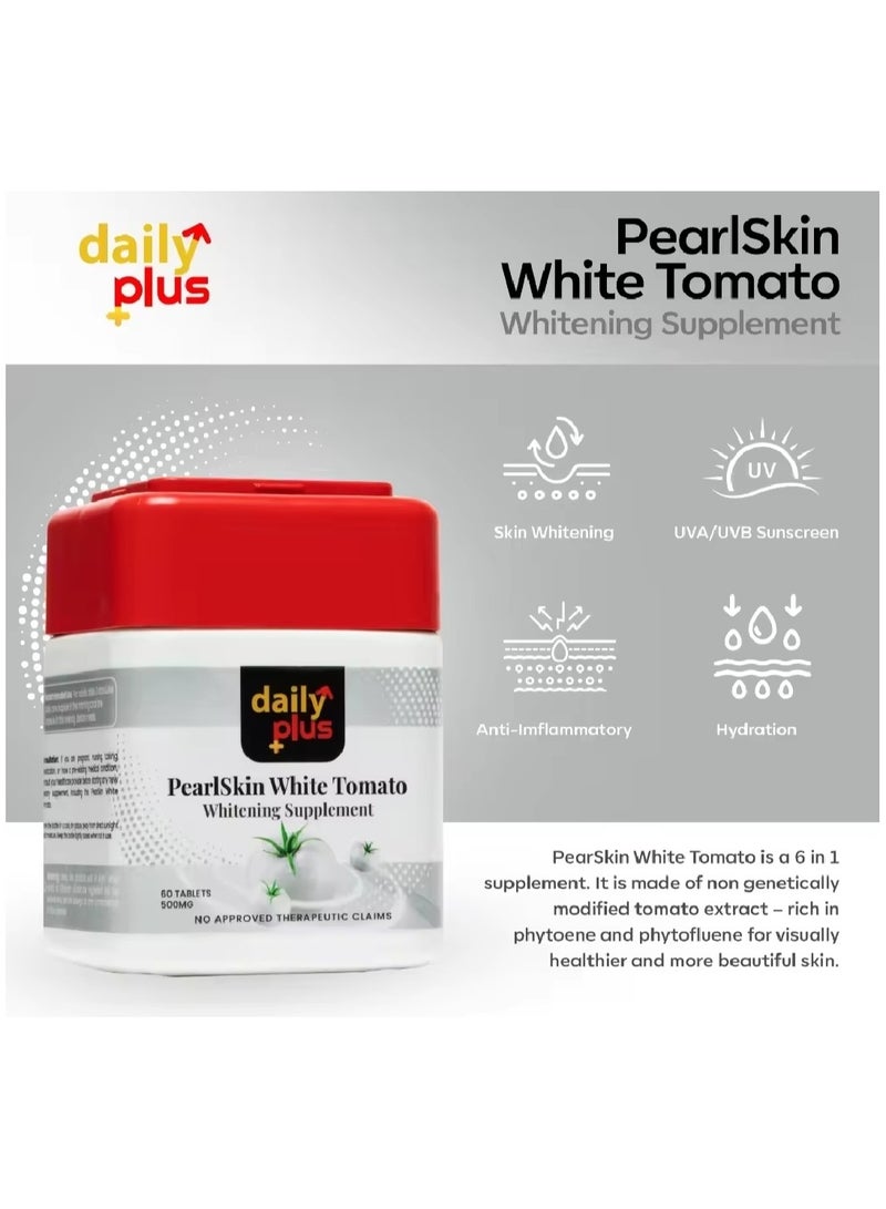 Daily Plus PearlSkin White Tomato Whitening Supplement - Image 2