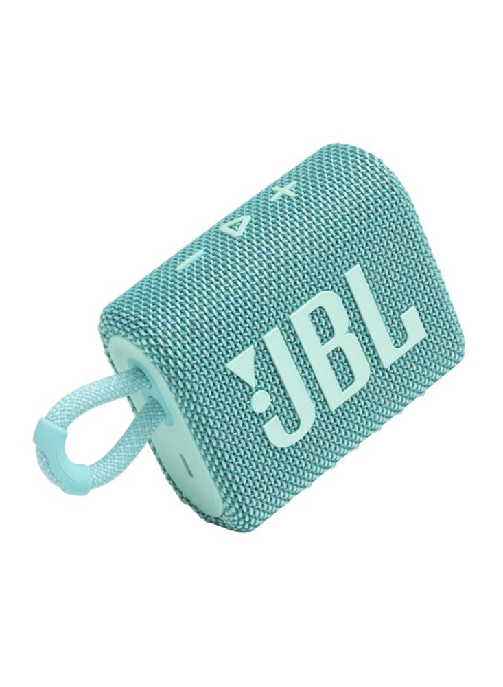 جي بي إل مكبر صوت بلوتوث محمول GO 3 باللون الأزرق المخضر - Image 5