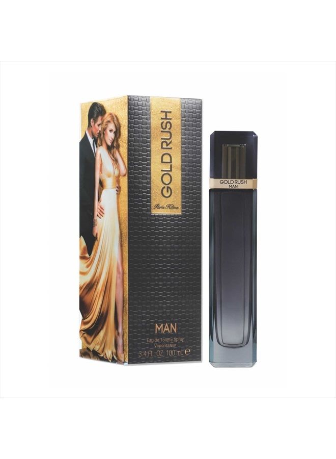 Gold Rush Man For Men 3.4 Fl oz EDT Spray By Paris Hilton, Black (137766077) - Image 2