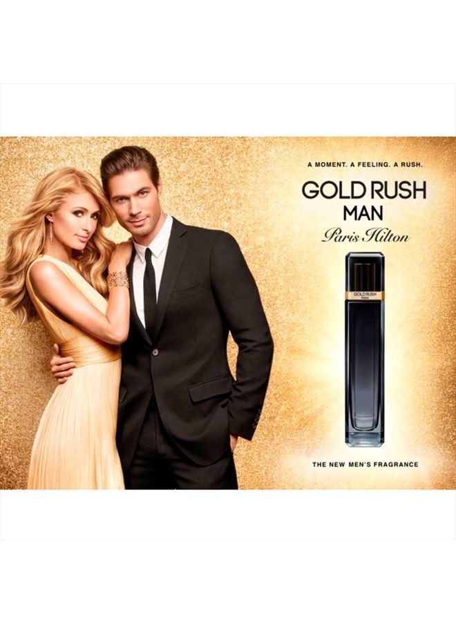 Gold Rush Man For Men 3.4 Fl oz EDT Spray By Paris Hilton, Black (137766077) - Image 3