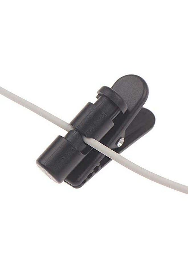 XIDAJIE 10Pcs Cable Cord Clamp Collar Headset Clamp Headphone Cable Clip Earphone Winder Earphone Earbud Cable Clip Clamp Hooks  - Image 3