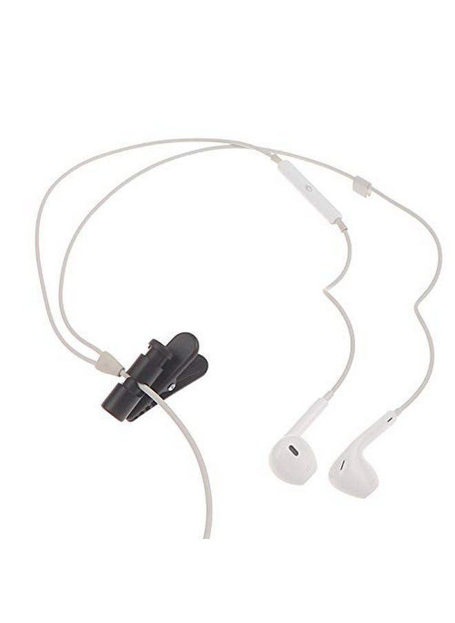 XIDAJIE 10Pcs Cable Cord Clamp Collar Headset Clamp Headphone Cable Clip Earphone Winder Earphone Earbud Cable Clip Clamp Hooks  - Image 4