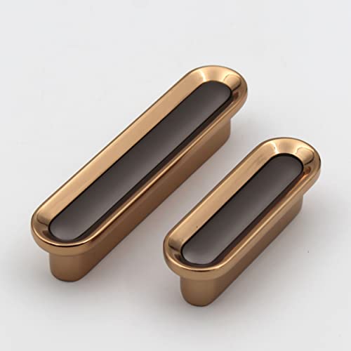 ABVIN Grey Golden Drawer Knobs Unique Cabinet Pulls, Beautiful Drawer Decorative Dresser Drawer ABVIN009-1 Pcs (Small) - Image 1