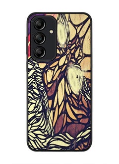 Stylizedd Rugged Black Edge Case for Samsung Galaxy A35, Slim fit Soft Case Flexible Rubber Edges Anti Drop TPU Gel Thin Cover -  Wise Graffitti  - Image 1