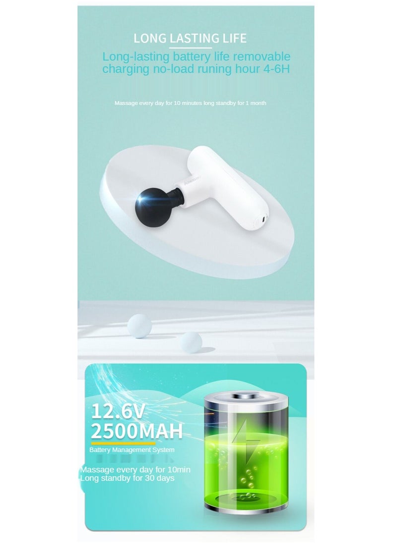 Kawasaki Kawasaki Massage Gun Pink - Deep Tissue Muscle Body Neck, Relaxation Relief Fitness  - Image 3