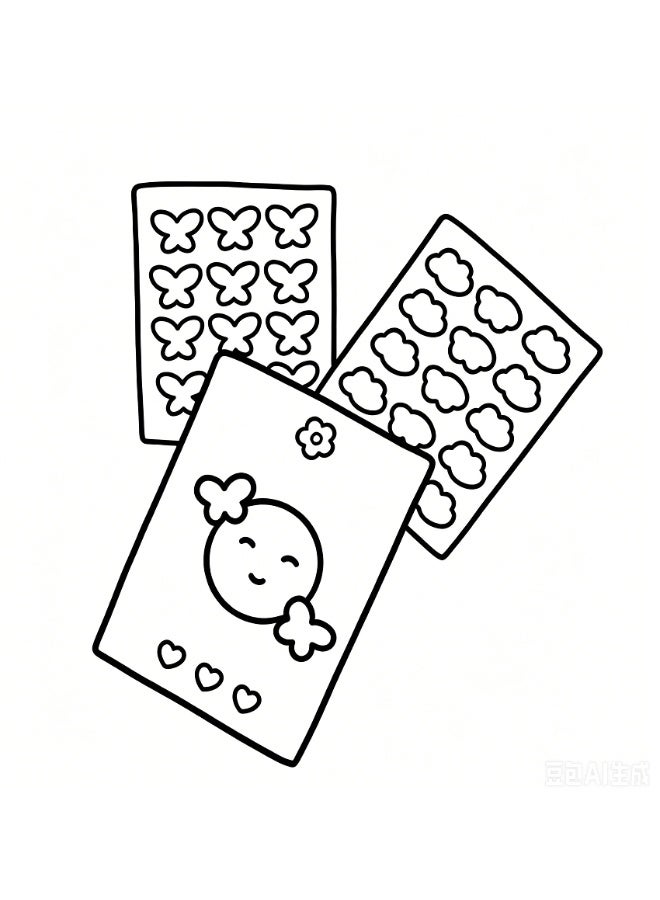 SUZZ Glow Cosmetics: Coloring Book for Adults and Kids, 52 Hand-drawn Pages, 8.5 x 8.5 Inches, Bold and Easy, Simple and Big Designs for Relaxation Featuring Cosmetic Items, Makeup, and Skincare Products (Bold & Easy Coloring) - Image 4