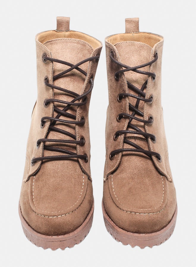 Glitter Women Half-Boots - Light Brown - Image 3