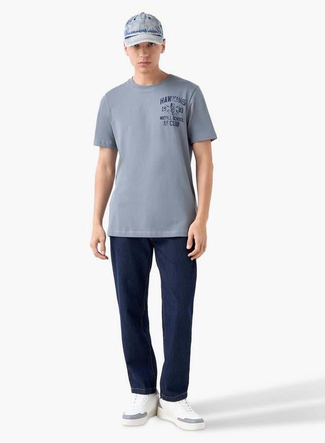 سبلاش فيڤ تيشيرت مطبوع لمدرسة هوكينز المتوسطة - Image 2