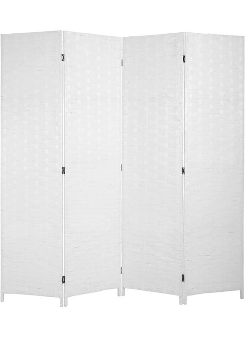 Foldable Movable Stretch Room Divider, [200 X 180Cm] Fully Hand-Woven Entrance Partition, Suitable For Office, Bedroom, Living Room, Hotel Room Wall