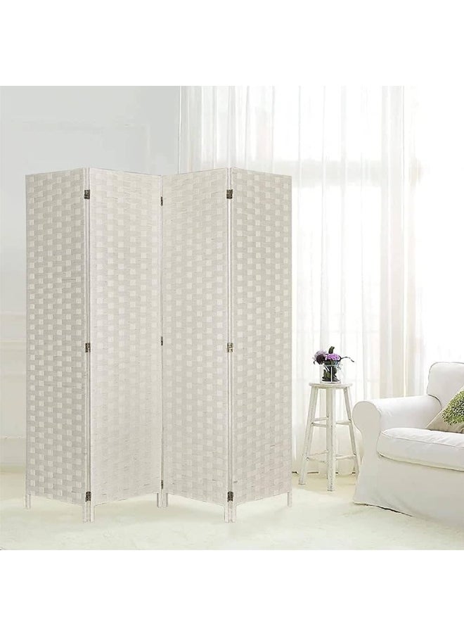 MOMENT - Foldable Movable Stretch Room Divider, [200 X 180Cm] Fully Hand-Woven Entrance Partition, Suitable For Office, Bedroom, Living Room, Hotel Room Wall - Image 1
