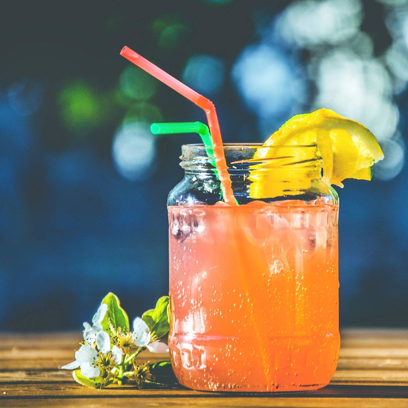 ALINK ألينك 500 عبوة من المصاصات الملونة المرنة البلاستيكية القابلة للتصرف - 7.75"" × 0.23"" - Image 5