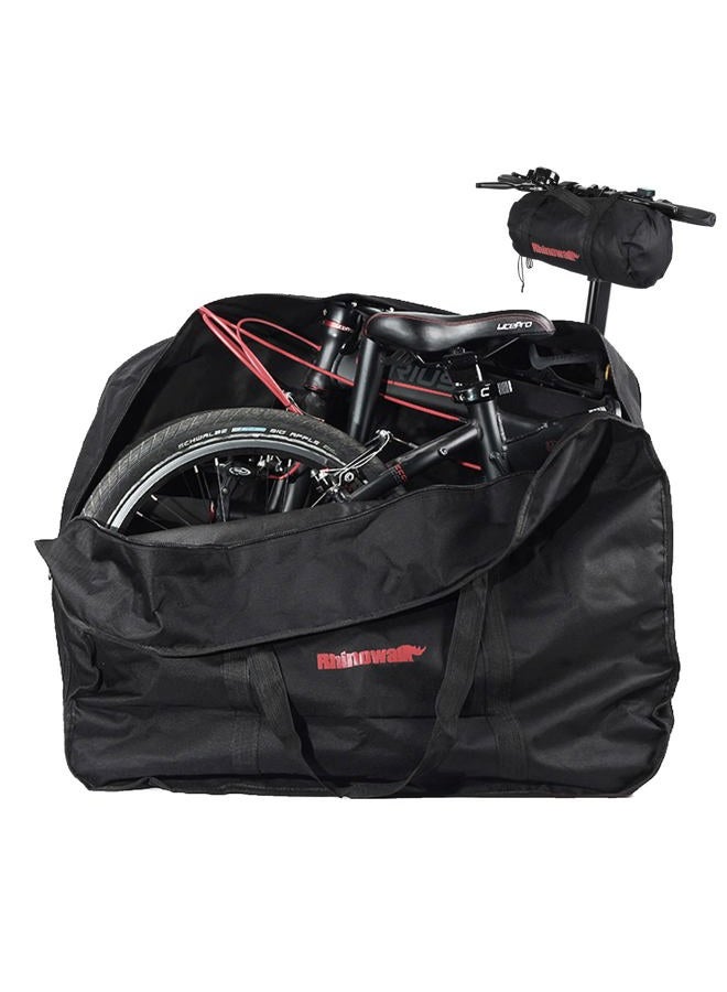 CamGo 20 Inch Folding Bike Bag - Waterproof Bicycle Travel Case Outdoors Bike Transport Bag for Cars Train Air Travel (Black, 20 inch) - Image 1