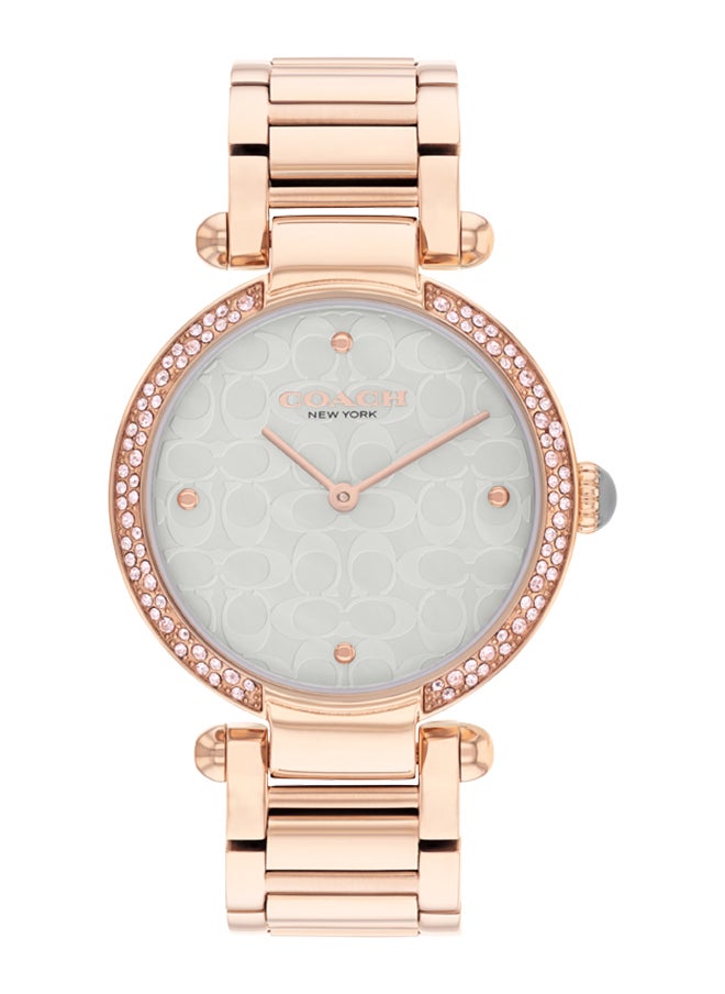 COACH - Women's Analog Round Shape Stainless Steel Wrist Watch 14504184 - 34 Mm - Image 1