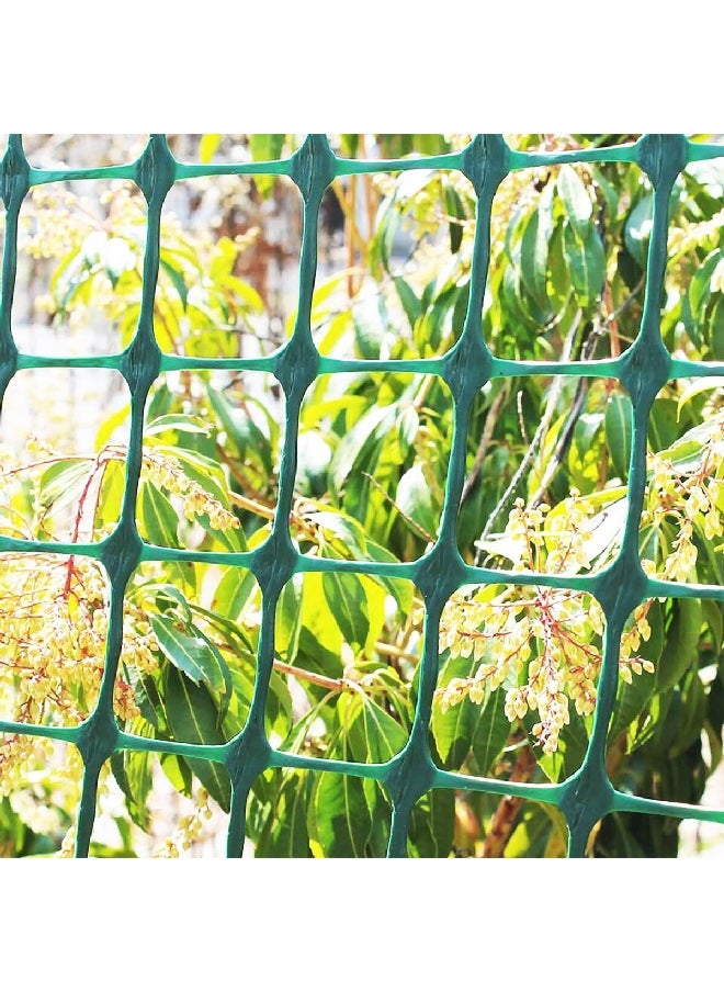 Tenax Weather-Resistant Sturdy Polypropylene Garden Fence Green 25 x 3 ft 2A140091  - Image 5
