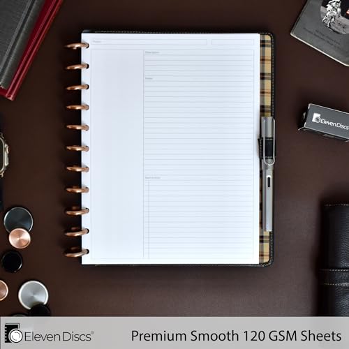 Eleven Discs Discbound Paper, Letter Size Project Planning Sheets - Premium 120gsm Heavyweight Notebook & Planner Refills - 11 Discs, 8.5 x 11 in - Punched for Circa, Arc, TUL (40 Sheets) - Image 2