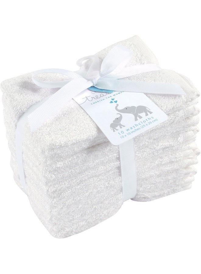 Little Treasure 10 Piece Rayon from Bamboo Washcloths - Image 1