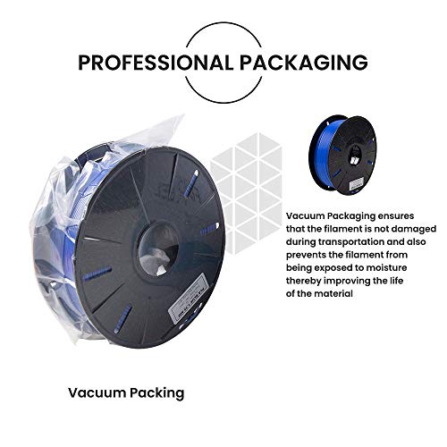 Tesseract Premium PLA + 2.85mm 3D Printing Filament | Dimensional Accuracy +/- 0.03mm | Compatible with Most FDM Printers | 1 KG 3D Printer Filament - PLA Natural/Clear (Quantity 1) - Image 5