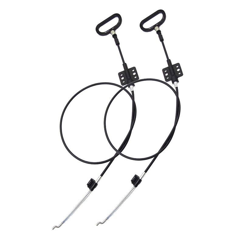 2 Pieces Recliner Release Cable Replacement DRing Pull Handle Exposed Length 475 with S Tip