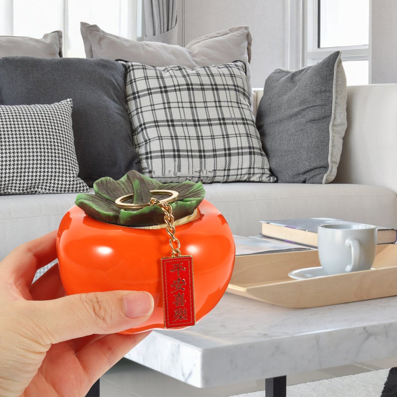 📦 قرمز زخرفي متين من سبيكة سيراميك مثالي للمكتب أو الحفلات - Image 1