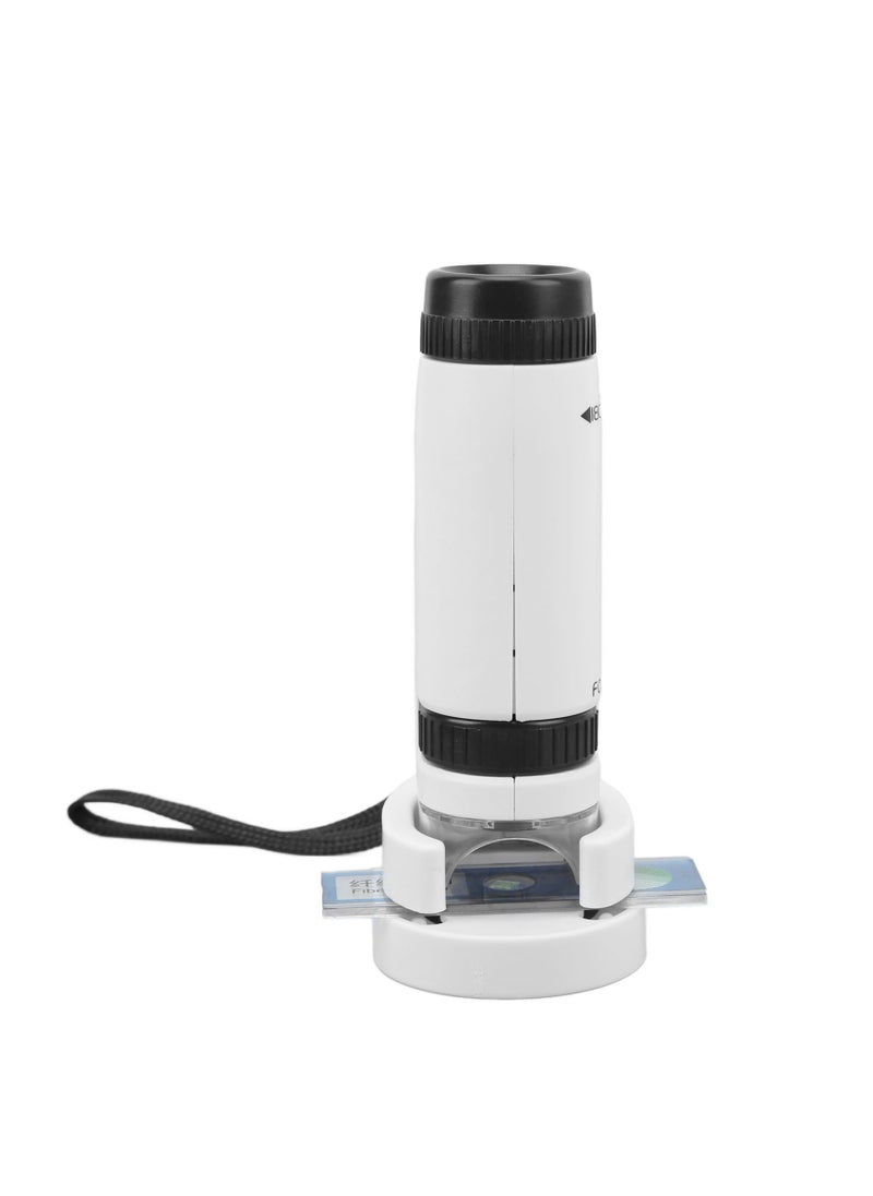 Velaurs Small Handheld Round Handle Microscope 60X to 120X Mini Pocket Microscope with LED Light  - Image 4