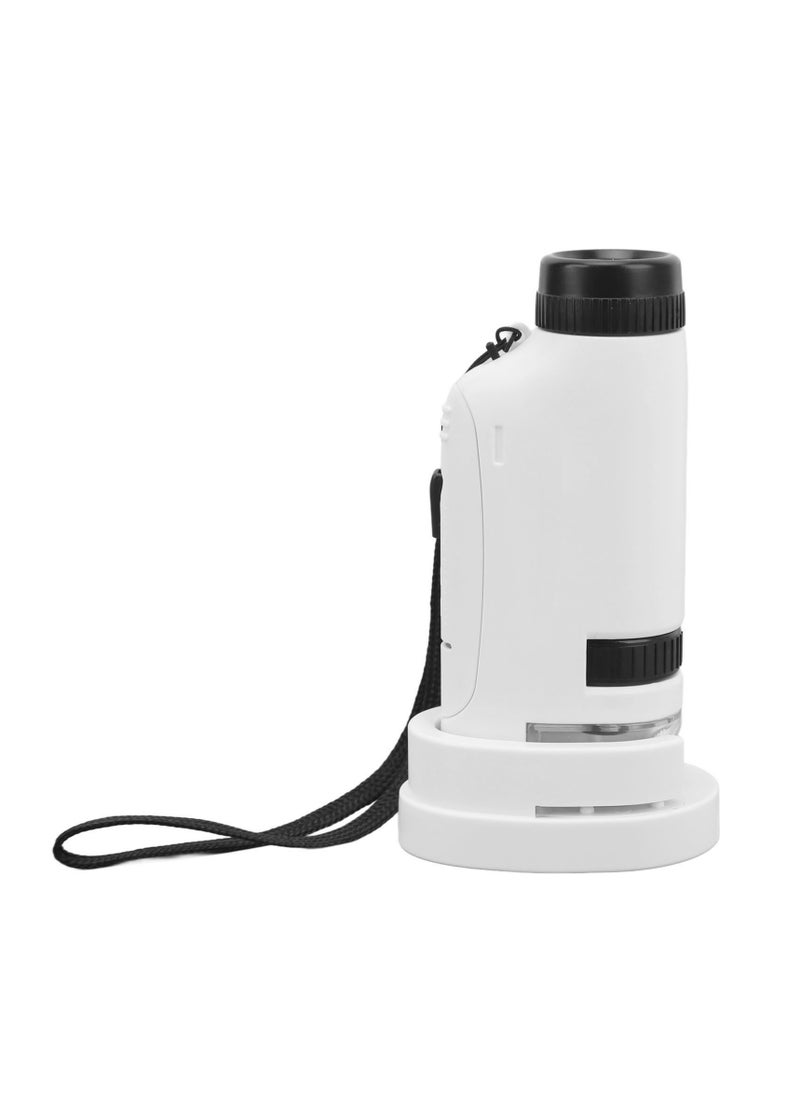 Velaurs Small Handheld Round Handle Microscope 60X to 120X Mini Pocket Microscope with LED Light  - Image 5