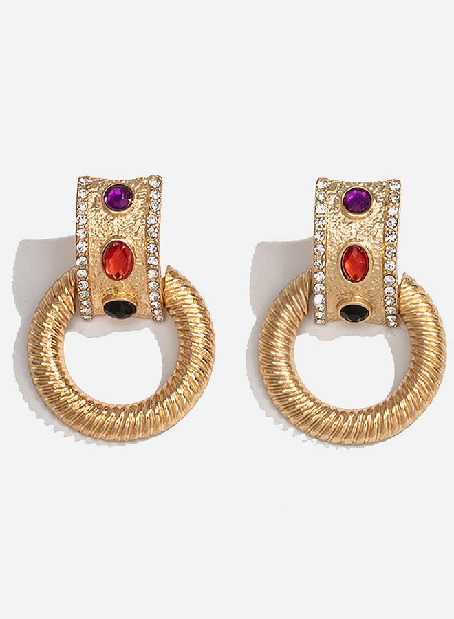 تايك تو أقراط مرصعة بالكريستال - Image 2