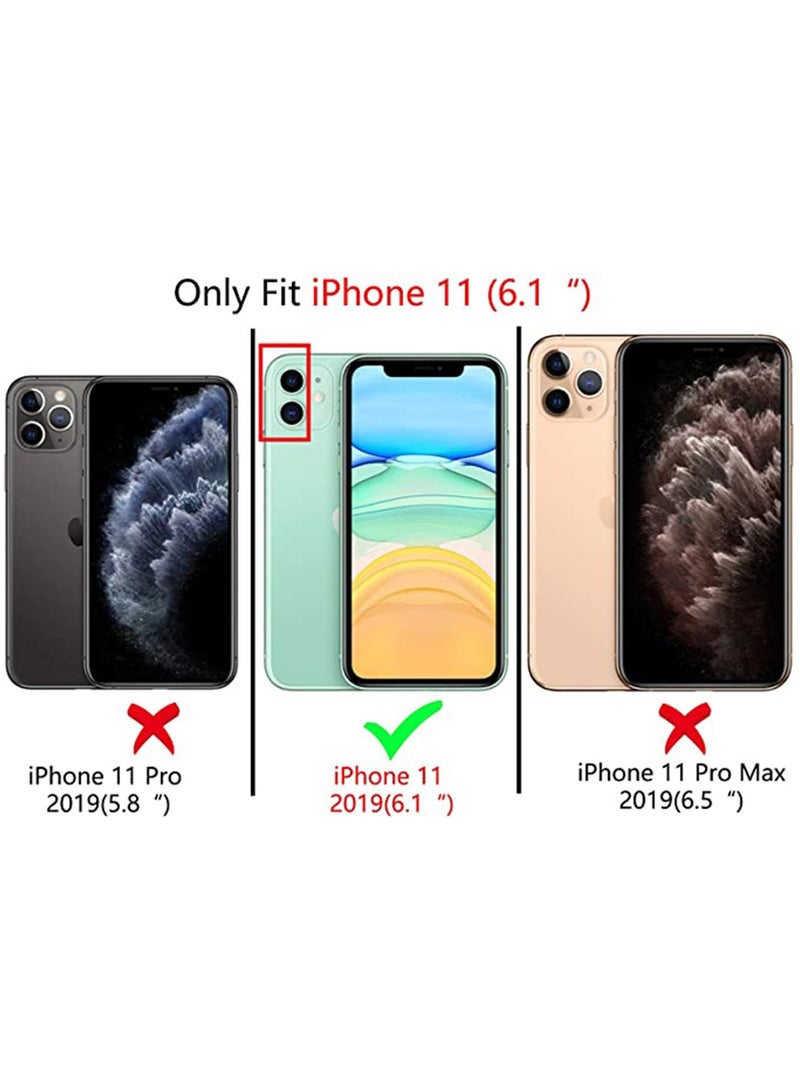 iPhone 11 Case, Clear with Creative Astronaut Cartoon Pattern, Soft TPU, Protective Slim Shockproof Design, Precision Cut for Easy Use - Image 2