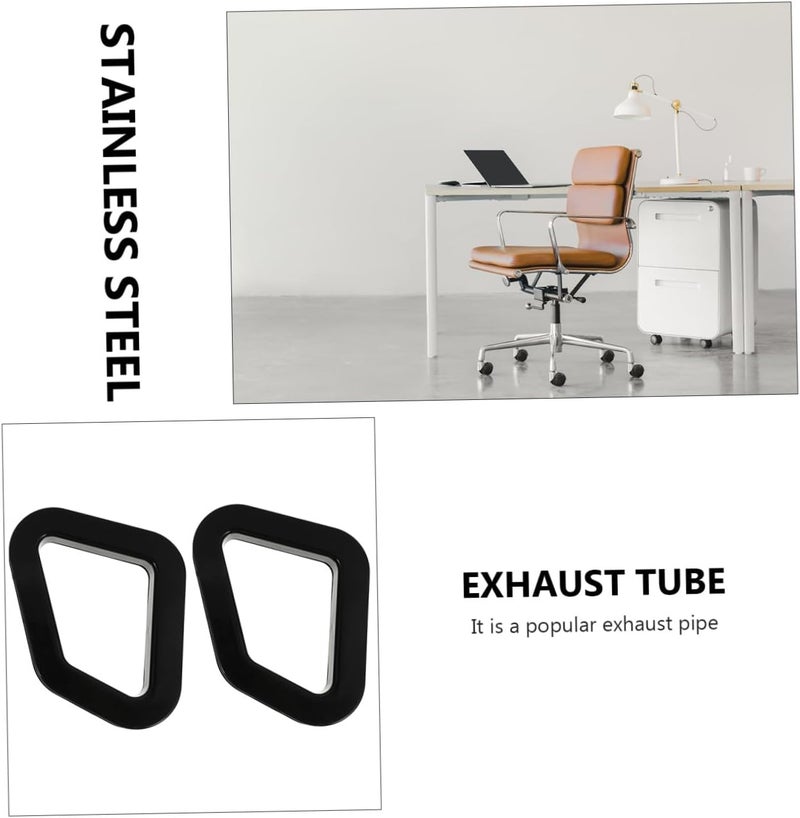 2sets Gaming Chair Accessories Office Chair Fittings for Enhanced Comfort Easy to Install Black Buckles for Office for Modern Style - Image 5