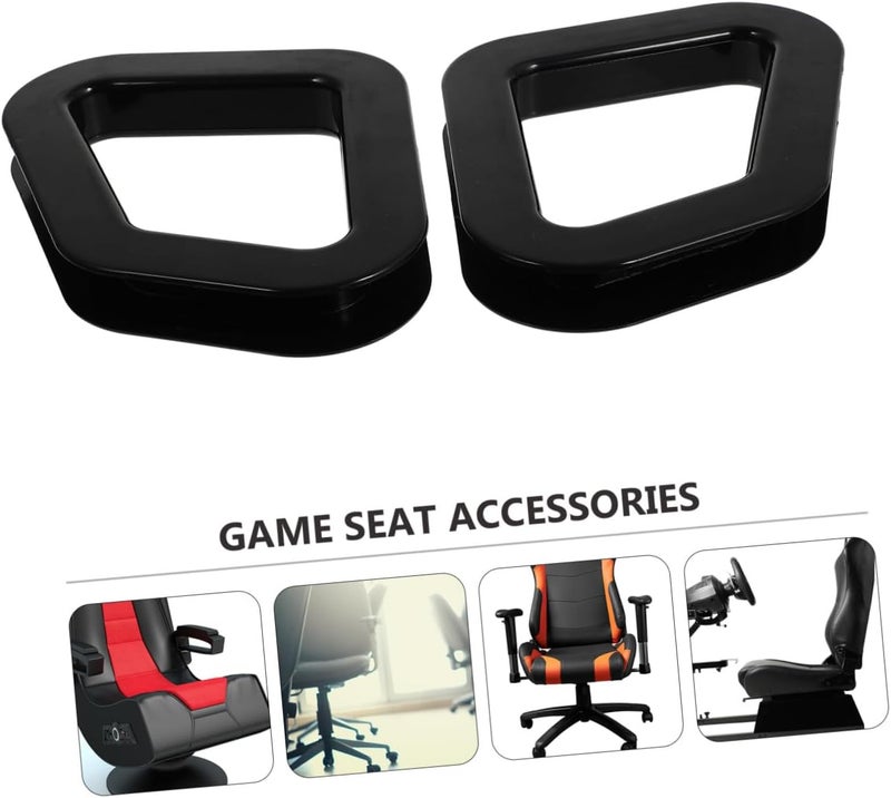 2sets Gaming Chair Accessories Office Chair Fittings for Enhanced Comfort Easy to Install Black Buckles for Office for Modern Style - Image 4