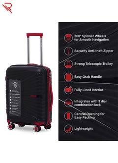 Reflection PP Luggage, Lightweight Hardshell, Expandable with 4 Spinner Wheels and TSA Lock (28-Inch, Black) - pzsku/ZB53AF0CF9D130880BCF9Z/45/_/1714965938/8f505c76-c73c-4bd6-8401-ee7ff969c261