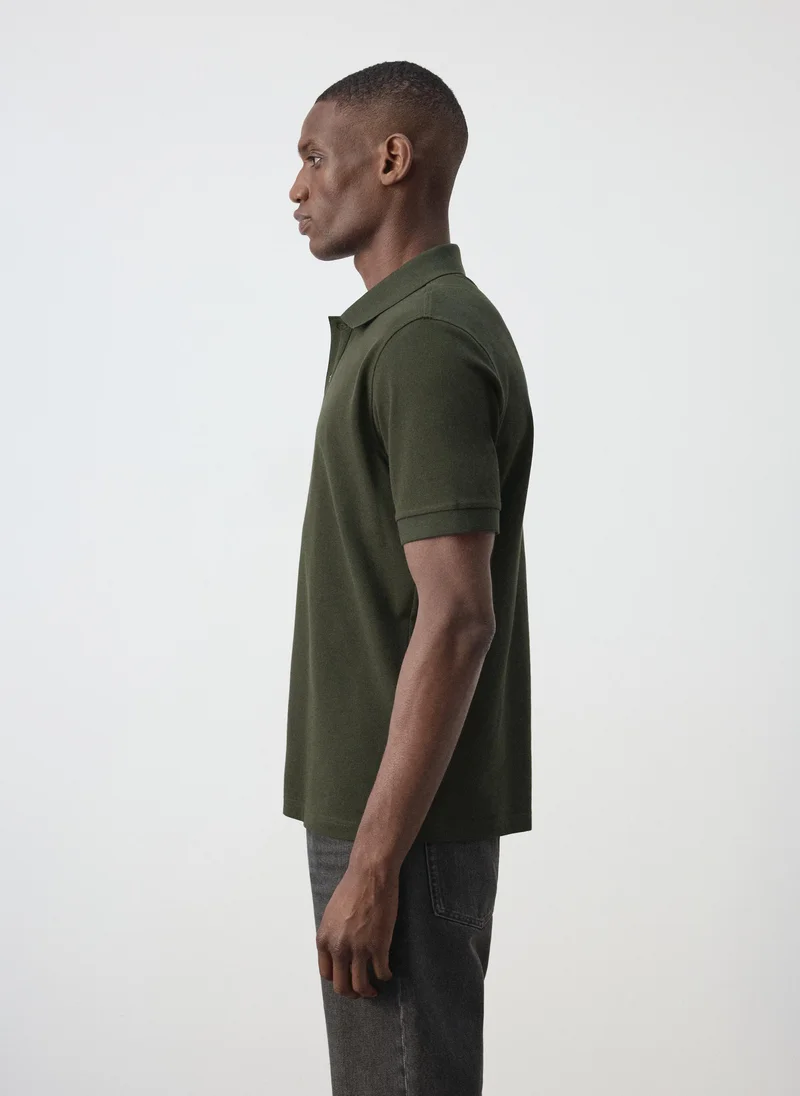 Mango Man 38-CAZA Polo Shirt Rea for Men | Best Price UAE