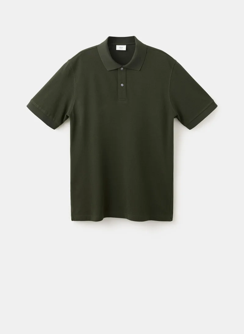 Mango Man 38-CAZA Polo Shirt Rea for Men | Best Price UAE