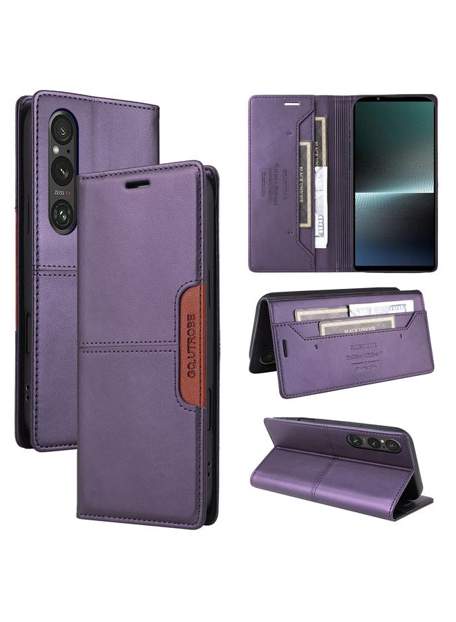 The Bros Case For Sony Xperia 1 V G01 RFID Anti-theft Leather Phone Case