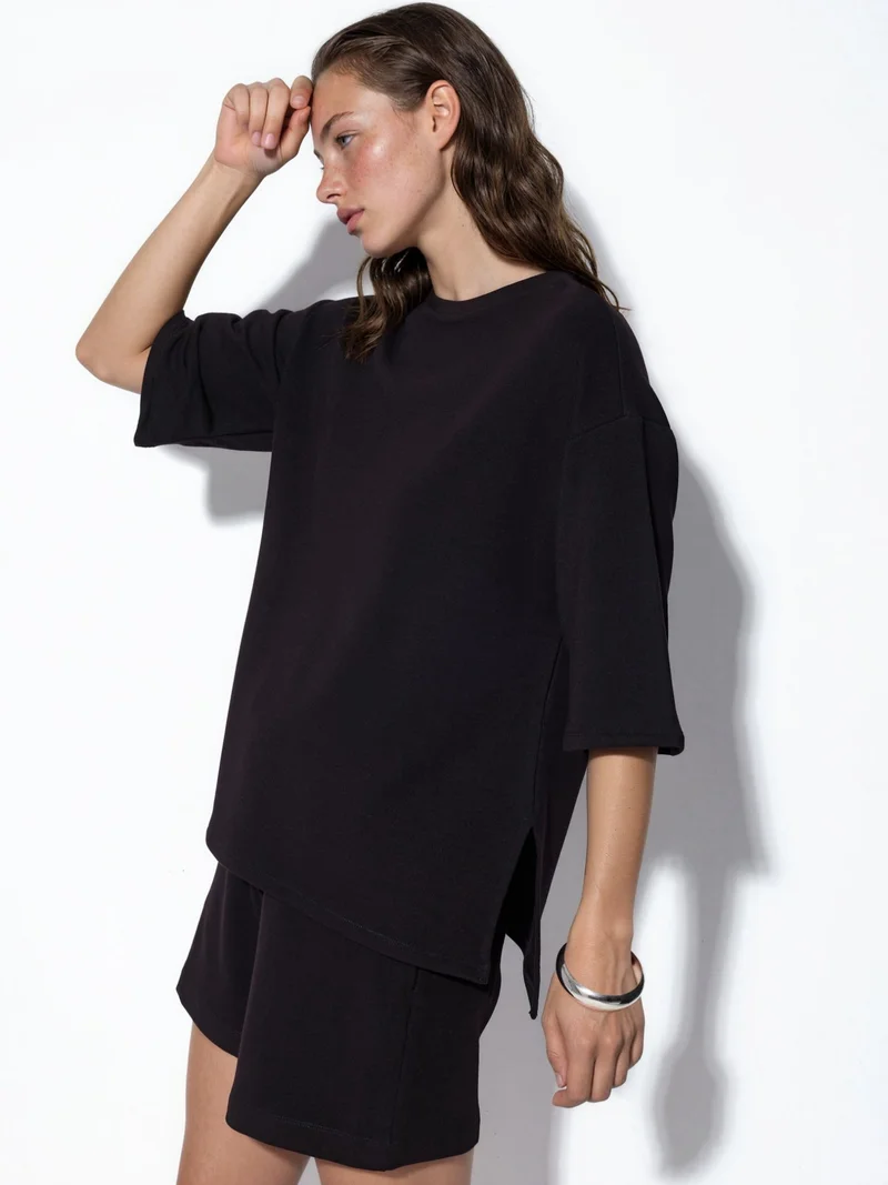 Busem BUSEM Women's Loose-fit Crew Neck T-shirt