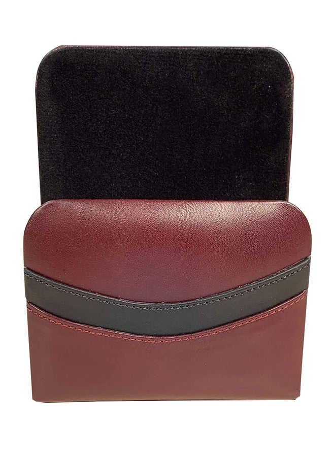 Dacasso Burgundy Leather Letter Holder - Image 2