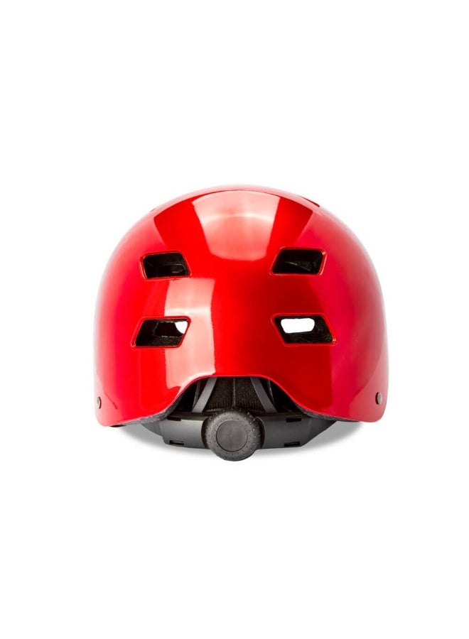 Spartan Skate Helmet (Medium, Glossy Red)  - Image 3